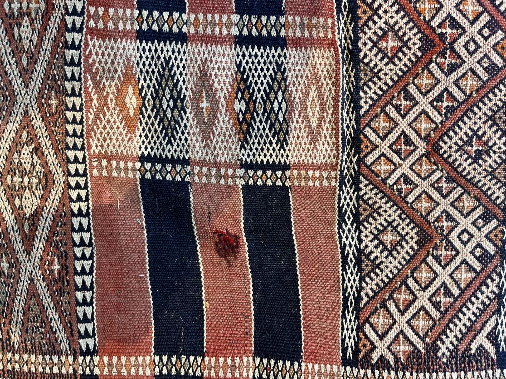 19th-century antique carpet