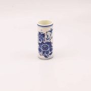 Vintage cylindrical vase in Delft blue pottery - Royal Delfts Blauw - H 15 cm