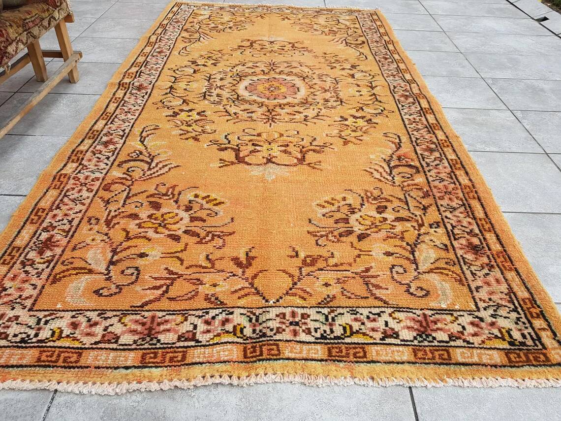 Orange Antique Turkish Carpet sku 805