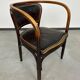 Secession office chair no. 715F by Gustav Siegel for J&J Kohn
