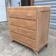 1960 compass foot chest of drawers