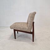 Mid-century round bench in teak Denmark 1960s