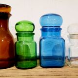 Glass pharmacy jar bottles