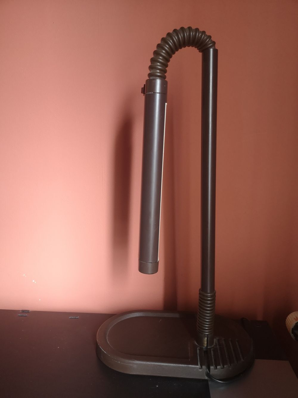 Lampe de bureau Manade marron - Années 1980