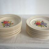 Set of 10 flat plates and 10 deep plates Villeroy & Bosh