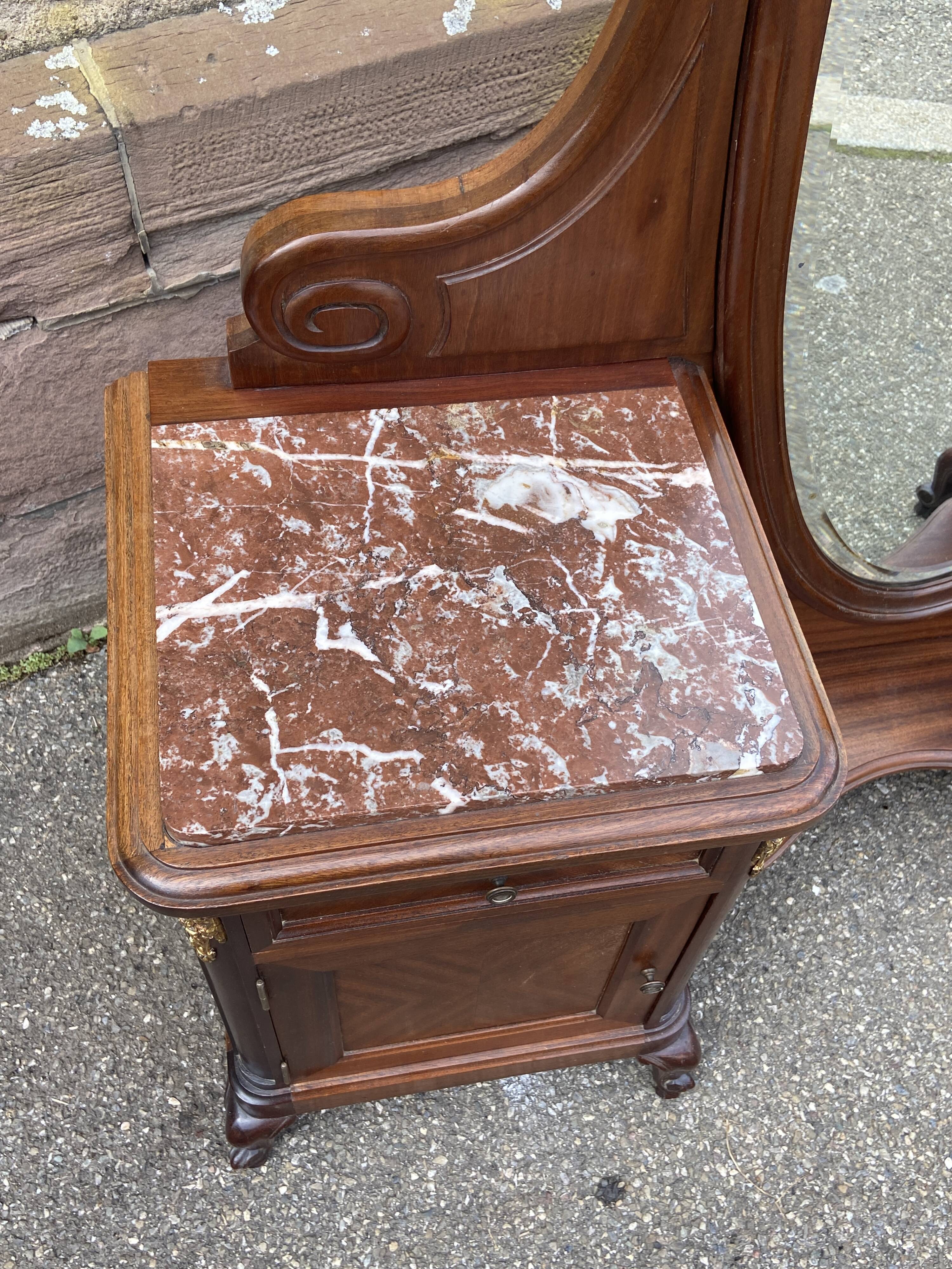 Art Deco period dressing table chest of drawers early 20th century Mahogany Transition style 1920
