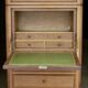 Magnificent 19th century secretary in walnut veneer.