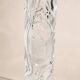 Vase Art Déco en cristal gravé vintage