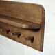 Handcrafted wall coat rack