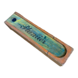 Wooden school pencil case 1950s 1960s