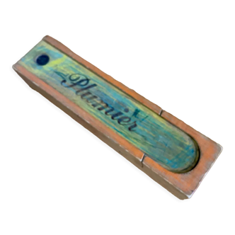 Wooden school pencil case 1950s 1960s