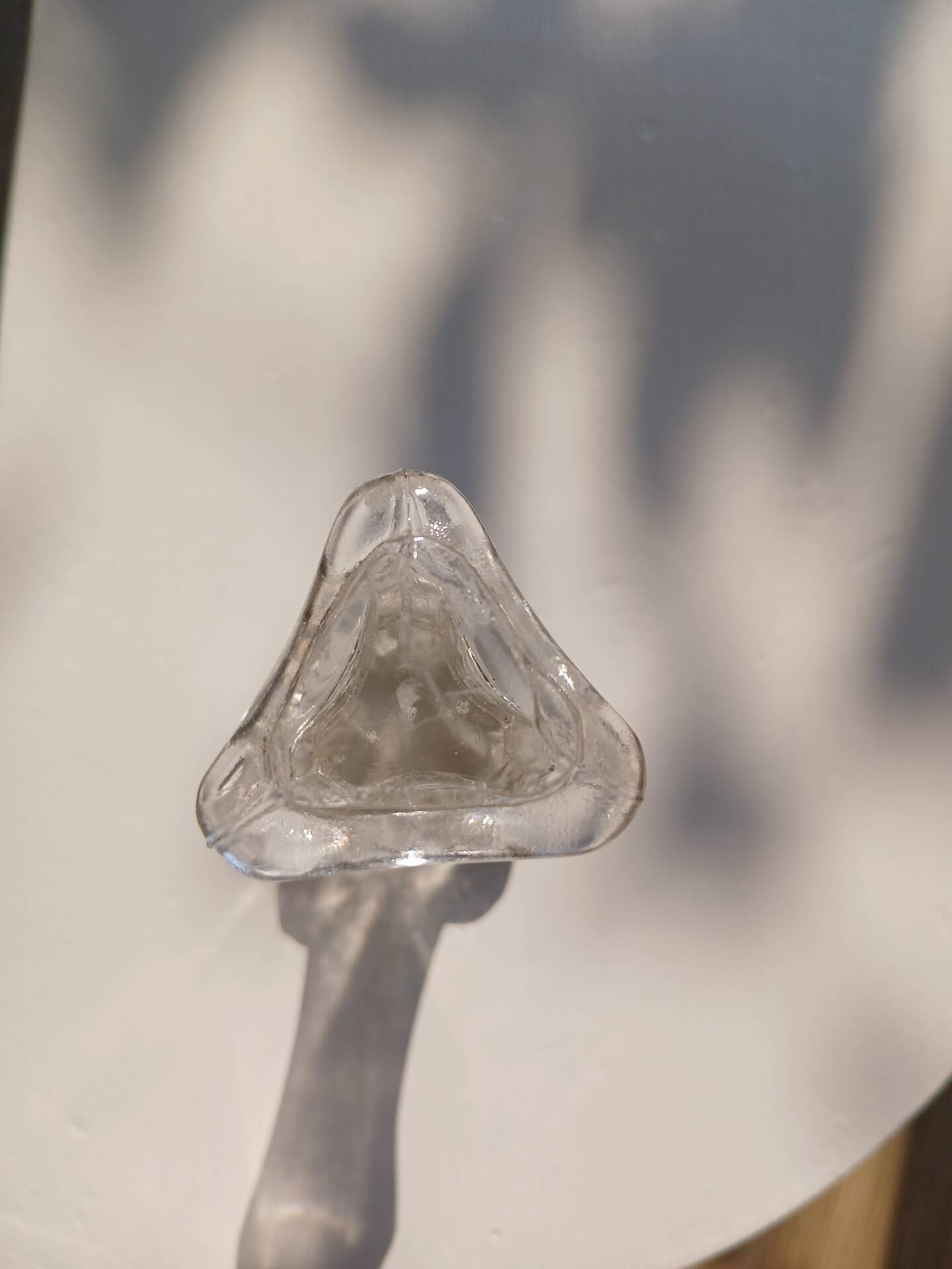 Set of 10 glass knife rests