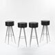 Set of four Golia model stools by Maurizio Peregalli