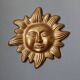 Golden terracotta sun handmade boho bohemian wall decor