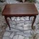 Folding wood dining table
