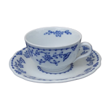 Tasse en porcelaine allemande Kalk Eisenberg kobalt blau