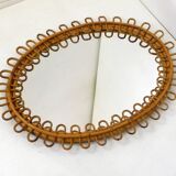 Albini Italian Rattan Mirror
