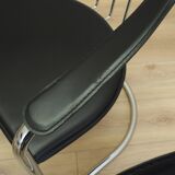 Set of four chairs, Italian design, 1980s, production: Italy