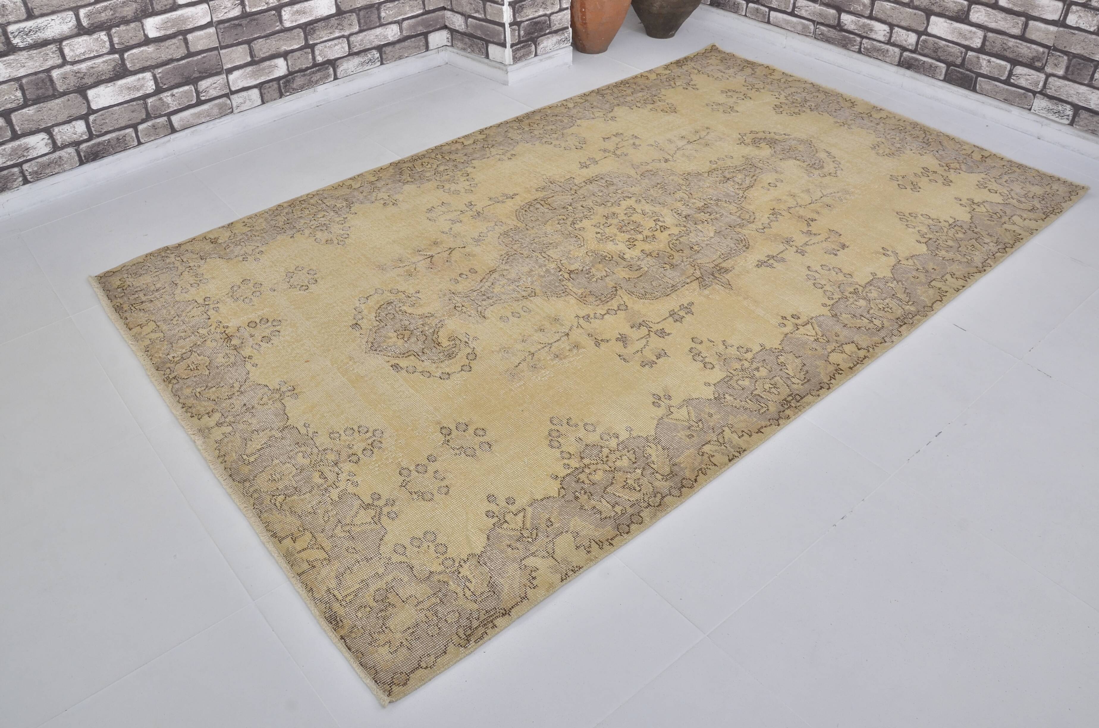Vintage Oushak Beige Rug sku 2251