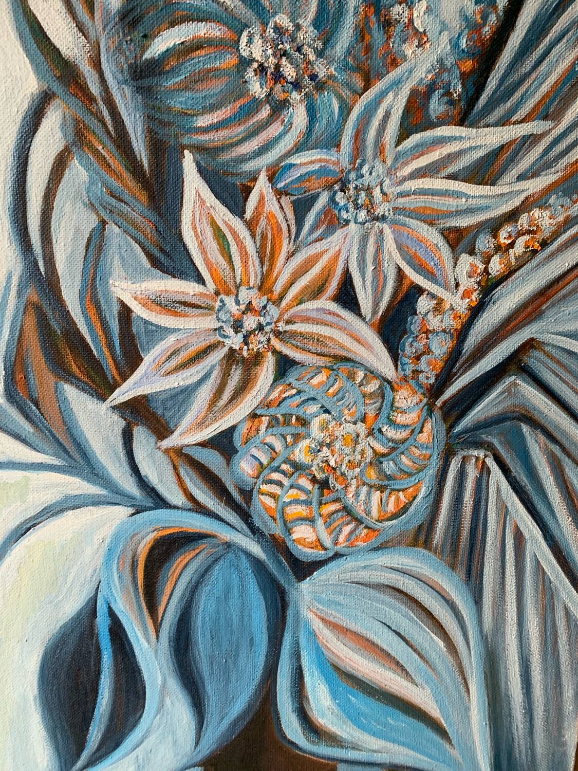 Large vintage painting