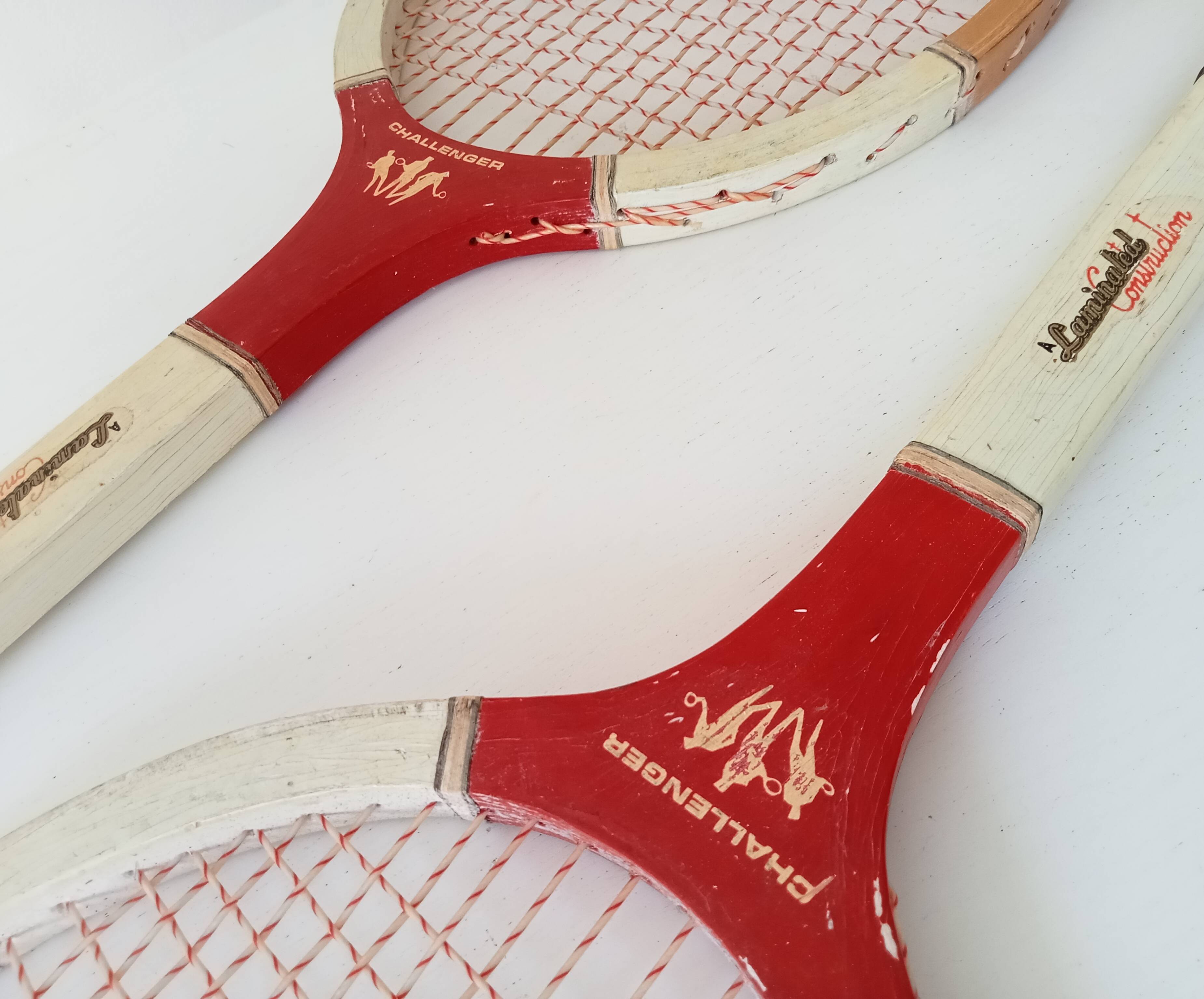 Pair of vintage 70s rackets