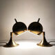 Otto Meinzzer's Space Age "Eyeball" lamps. Germany 70s