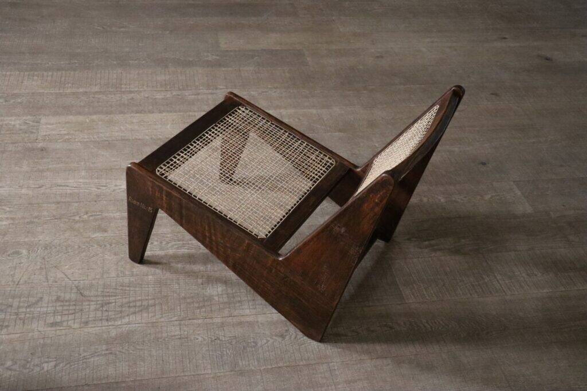 Pierre Jeanneret Kangaroo Chairs PJ-SI-59, India, 1955