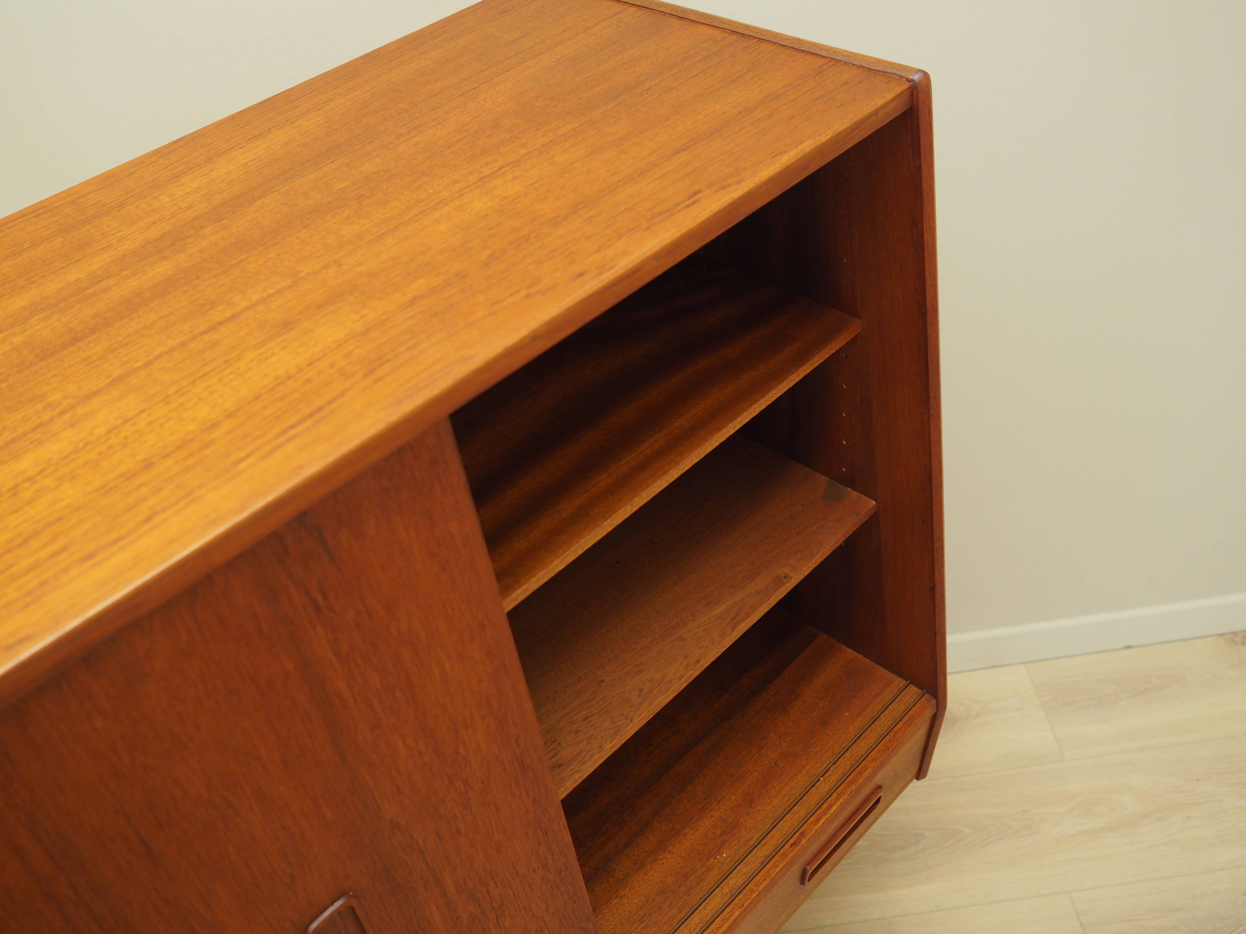 Teak highboard, Danish design, 1960s, manufacture: Westergaards Møbelfabrik