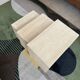 Lot de 3 tables gigognes en travertin