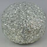 60s 70s ceiling lamp Glashütte Limburg Germany Plafoniere glass & metal