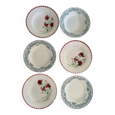 Antique soup plates for 2 models.