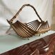 Vintage bamboo basket from the 60s