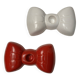 Pair of bow tie candlesticks, Jean-Claude Peiré, 1980