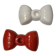 Pair of bow tie candlesticks, Jean-Claude Peiré, 1980