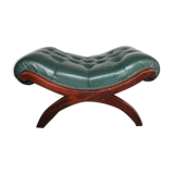 Chesterfield Ottoman padded leather set