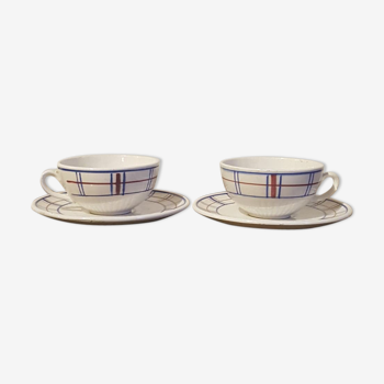 Lot of 2 cups K-G Lunéville