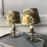 Pair of old bedside lamps