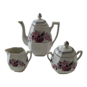 Cafetière crémier sucrier