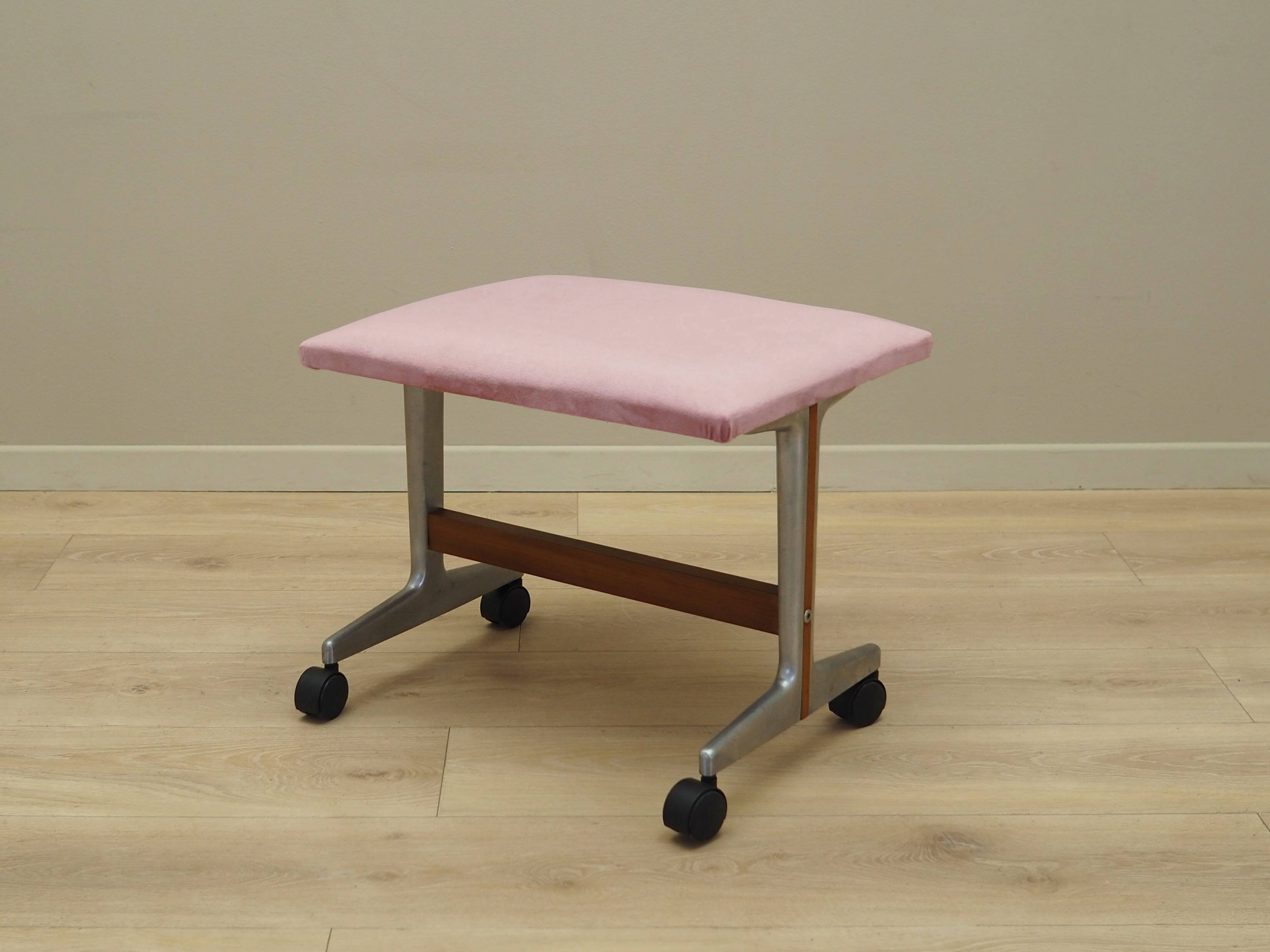 Pink footrest, Danish design, 1960s, production: Denmark