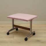 Pink footrest, Danish design, 1960s, production: Denmark