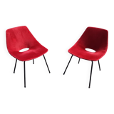 Pierre Guariche barrel chairs