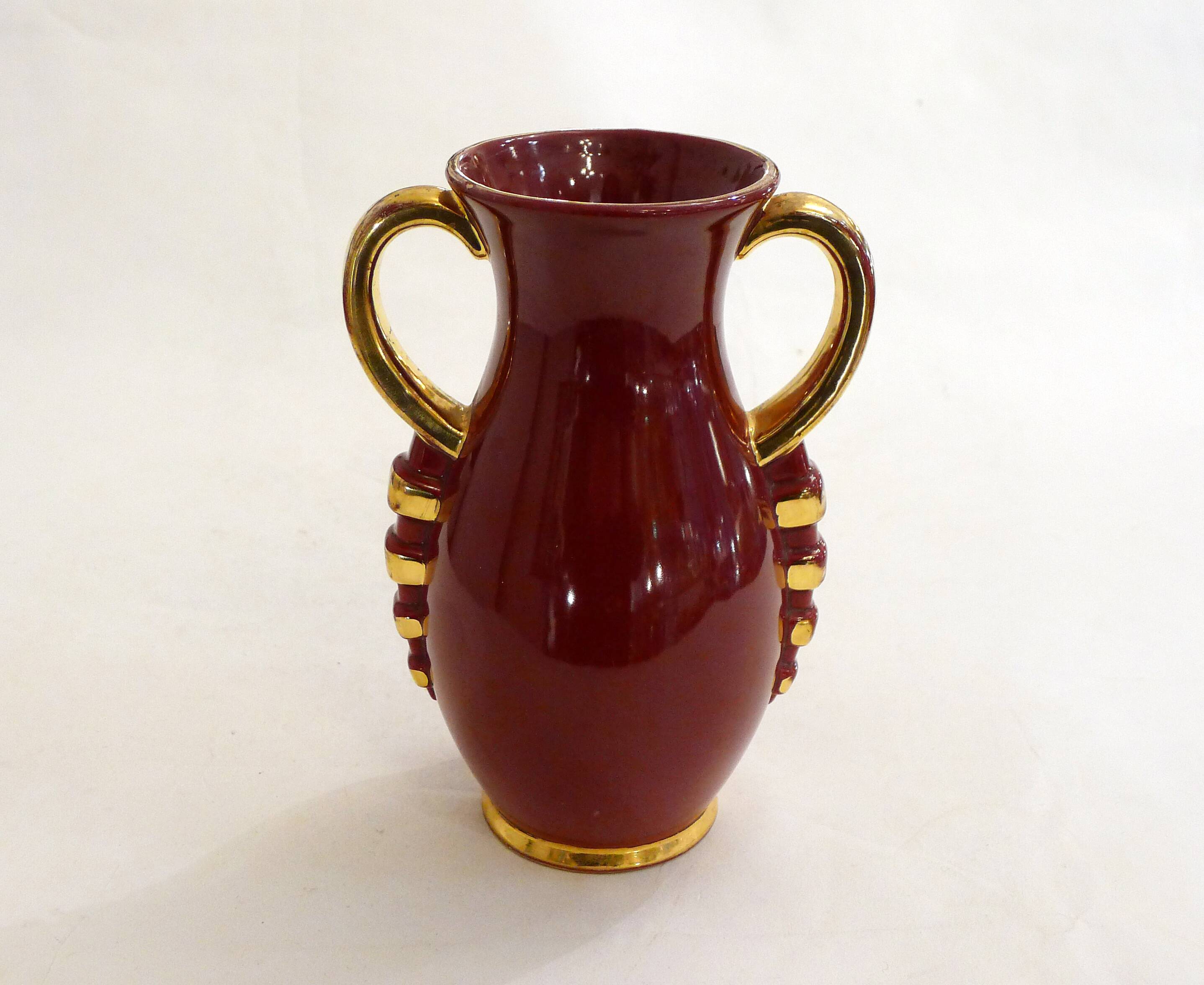 Art Deco amphora vase by Poet-Laval