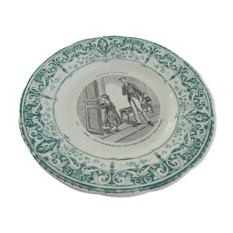 Talking plate