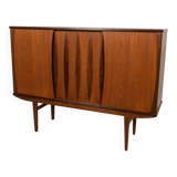 Mid-Century Teak Highboard, Denmark, 1960s