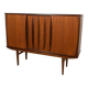 Mid-Century Teak Highboard, Denmark, 1960s