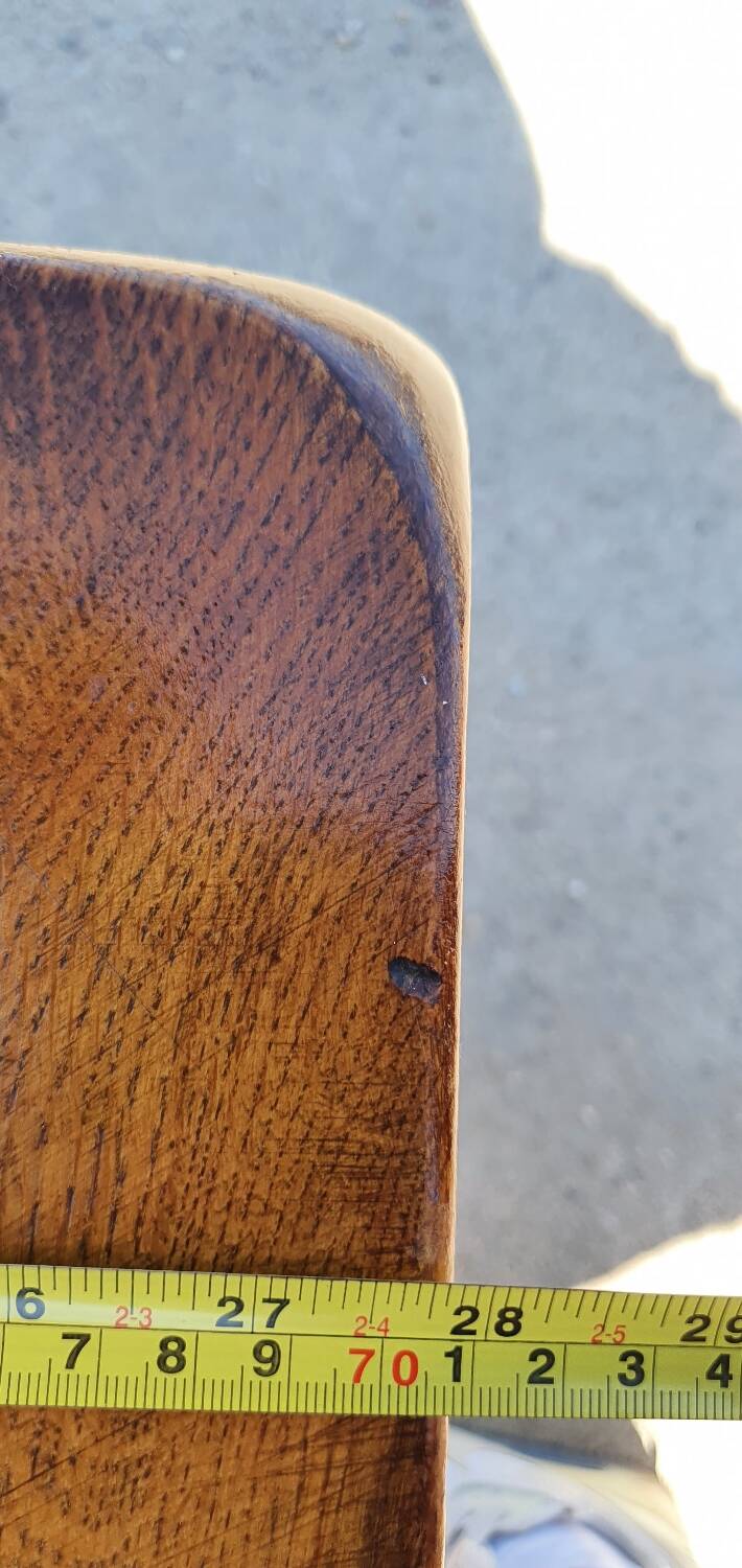 121 cm vintage solid wood rustic farmhouse coffee table