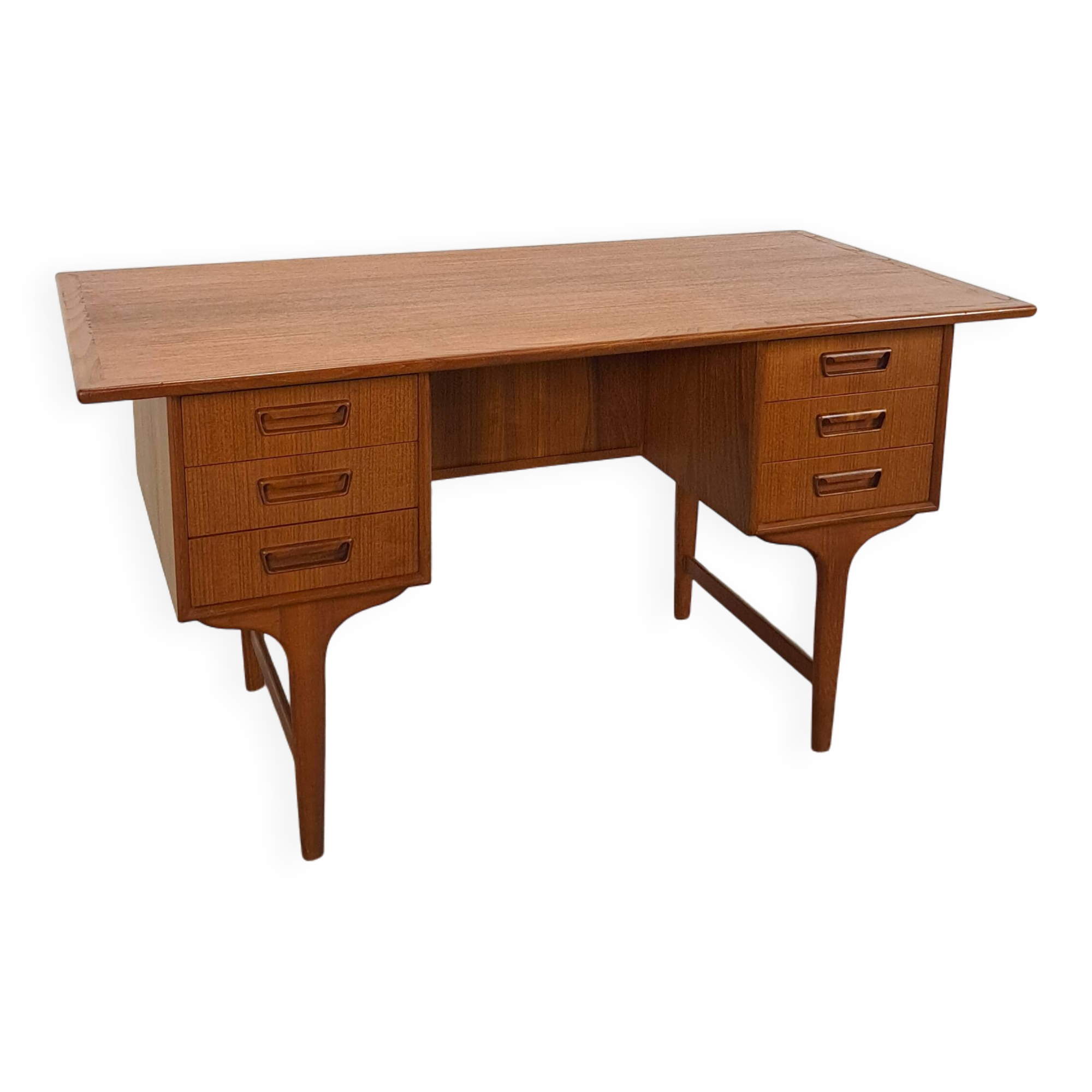 Deens design teak bureau Gunnar Nielsen Tibergaard