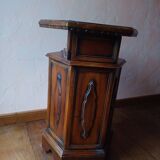 Pedestal table, vintage bedside