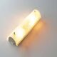 Vintage signed muranoglass tubular sconces by Hillebrand