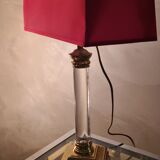 acrilic foot lamp 1950 has 70 trace on foot chrome gold pricked very well in its juice d epoque